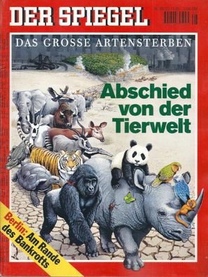 Der Spiegel Nr. 48 / 1995 - Das Große Artensterben - Abschied von der Tierwelt