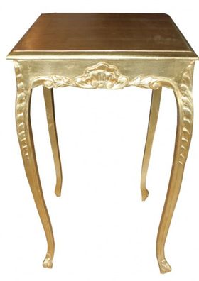 Casa Padrino Barock Bar Tisch Gold Höhe: 112 cm Breite: 60 cm - Antik Möbel