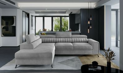 Sofa Couch Garnitur Sofagarnitur Laurence mit Schlaffunktion Wohnlandschaft NEU