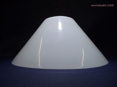 Ersatzglas Lampenschirm Glasschirm Schusterschirm weiß, Ø 200mm, Höhe 95 mm
