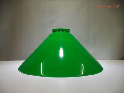 Ersatzglas Lampenschirm Glasschirm Schusterschirm grün Ø 250mm - Höhe 110mm