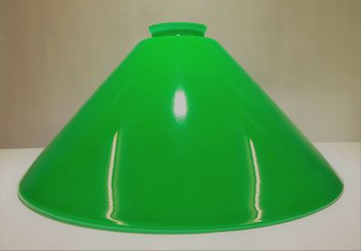 Ersatzglas Lampenschirm Glasschirm Schusterschirm grün, Ø 300mm - Höhe 140mm