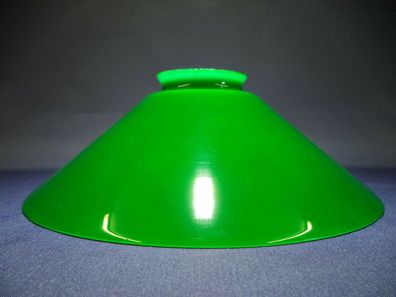 Ersatzglas Lampenschirm Glasschirm Schusterschirm grün, Ø 200mm, Höhe 70mm