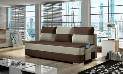 Atila Sofa Couch Garnitur Sofagarnitur mit Schlaffunktion und Bettkasten NEU