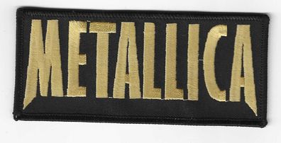Metallica Gold Logo official Aufnäher Patch