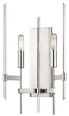 Casa Padrino Luxus Wandleuchte Silber 27,9 x 12,1 x H. 46,9 cm - Elegante Wandlampe m
