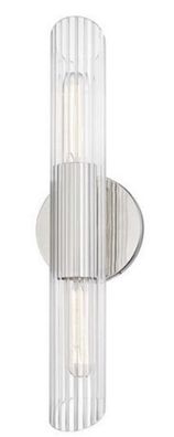 Casa Padrino Luxus Wandleuchte Silber 12,1 x 8,9 x H. 43,8 cm - Wohnzimmer Wandlampe