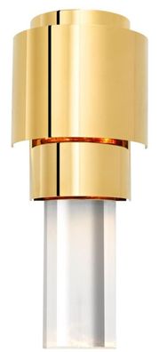 Casa Padrino Wohnzimmer Wandlampe Gold 15 x 10 x H. 37 cm - Luxus Qualität