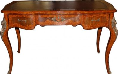 Casa Padrino Luxus Barock Empire Schreibtisch Sekretär 130 cm - Handgefertigt aus Eic