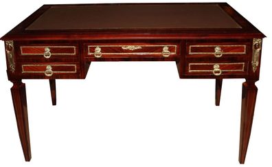 Casa Padrino Luxus Barock Schreibtisch Sekretär 5 Schubladen 120 cm - Handgefertigt a