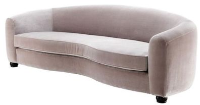 Casa Padrino Designer Luxus Sofa Hellgrau - Luxus Qualität