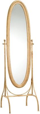 Casa Padrino Luxus Jugendstil Standspiegel Antik Gold - Edler Schlafzimmer Spiegel -