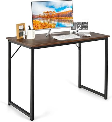 Schreibtisch, Kleiner Computertisch, 100 x 50 x 75 cm, Bürotisch PC-Tisch Homeoffice