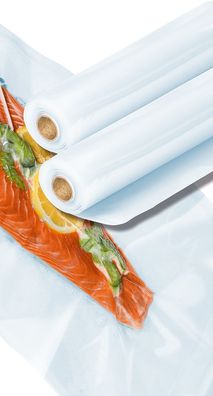 2 er Set Steba Premium Folienrollen | Vakuumierrollen 2x20 x 600 cm | Reißfest