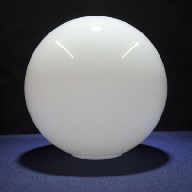 Kugel Opalglas weiß glänzend, Ersatzglas - Öffnung Loch / Aufnahme Ø ca.40mm