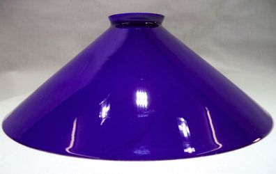Ersatzglas Lampenschirm Glasschirm Schusterschirm blau Ø 245mm - Kragen Ø 55mm