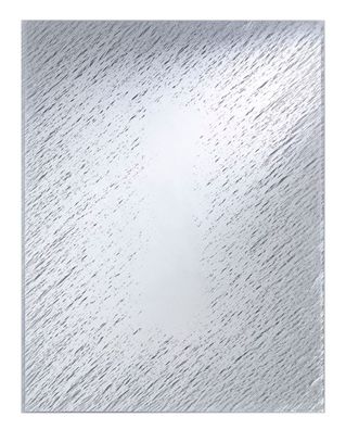 Casa Padrino Luxus Wandspiegel Silber 100 x H. 132 cm - Designer Hotel Accesoires