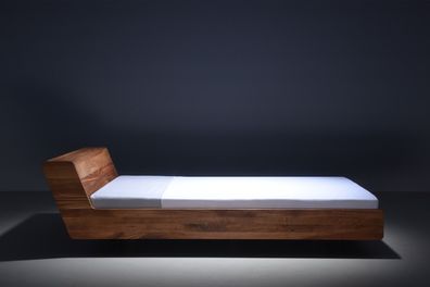 LUGO 180x220 Designerbett Schwebebett minimalistisch extravagant reduzierte Form