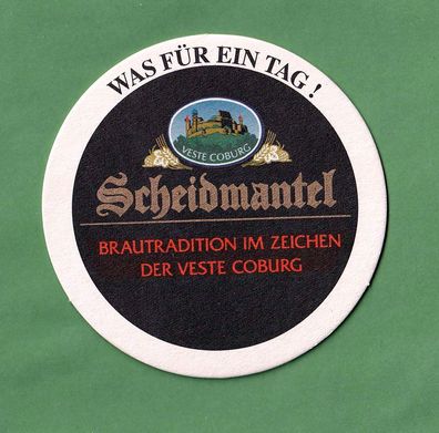 Brauerei Scheidmantel Coburg- ein ungebrauchter Bierdeckel