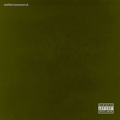 Untitled Unmastered. CD Lamar, Kendrick