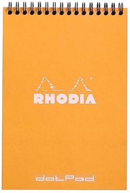 Rhodia 16503C Notizblock Note Pad (mit Doppelspirale, DIN A5, Dot Grid, 80 g, ...