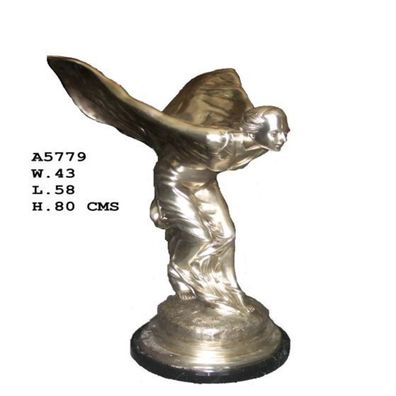 Casa Padrino Luxus Bronzefigur Lady with Wings - Bronze Figur Büste - Frau mit Flügel