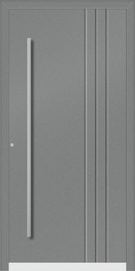 Haustüren Aluminium - Flügelüberdeckend außen und innen- 20 Farben- Bautiefe 90 mm