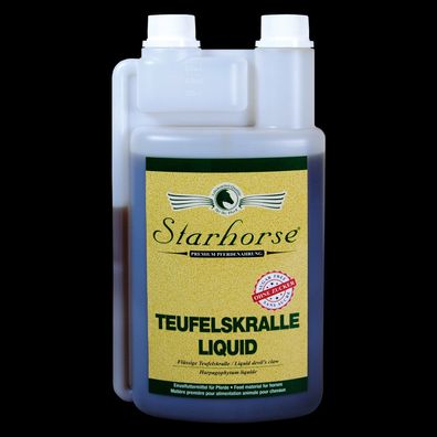 Starhorse Teufelskralle Liquid 1Liter Dosierflasche Bewegungsapparat für Pferde