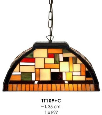 Tiffany Hängeleuchte Durchmesser 35cm TT109 + C Leuchte Lampe