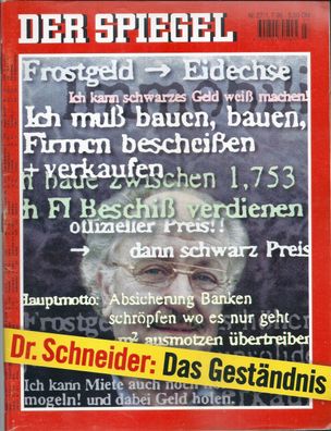 Der Spiegel Nr. 27 / 1996 Dr. Schneider: Das Geständnis