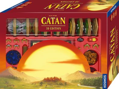 Catan 3D Edition Masse (B/ H): 46,5 x 33 cm, Gesellschaftsspiel, Die