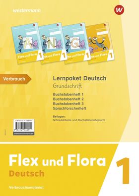 Flex und Flora - Ausgabe 2021 Paket Deutsch 1 Grundschrift Flex u