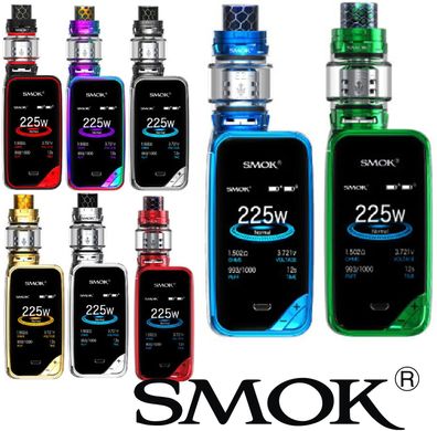 SMOK X-Priv E-Zigaretten Starterset + TFV12 Prince Kit 225W + optional 2 Akkus