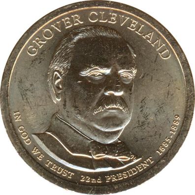 USA 2012 #22 1 US$ Grover Cleveland (1st) P*