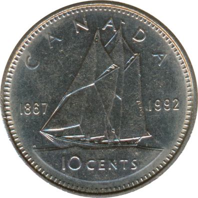 Kanada 10 Cents 1992 Elizabeth II*
