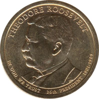 USA 2013 #26 1 US$ Theodore Roosevelt D*