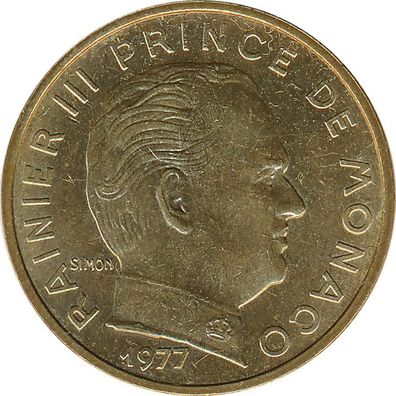 Monaco 10 Centimes 1977 Rainier III*