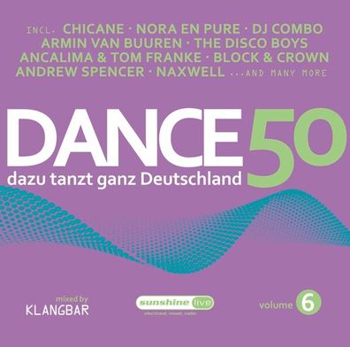 Dance 50. Vol.6, 2 Audio-CDs CD Various