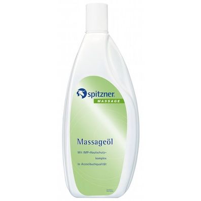 Spitzner Massageöl 1 Liter (1000 ml) pflegendes Massage-Öl mit IMP-Komplex für gesch