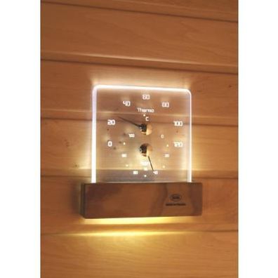 Nikkarien Sauna LED ThermoHygrometer - EEK: A+ Spektrum A + + bis E - Polycarbonat