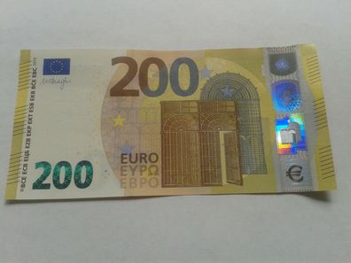 Original 200 euro 2019 Banknote Geldschein Mario Draghi seltene SC400 Serie