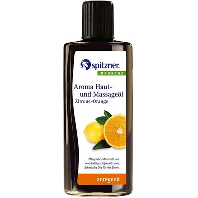 Spitzner Aroma Haut- und Massageöl Zitrone Orange 190 ml 27400021