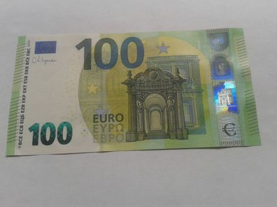 Original 100 euro 2019 Banknote Geldschein Christine Lagarde seltene EB-Serie