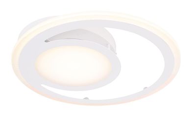 Globo Fenna LED Deckenleuchte weiß, opal 47x7cm