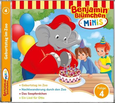 Benjamin Bluemchen Minis - Geburtstag im Zoo, 1 Audio-CD CD Benjami