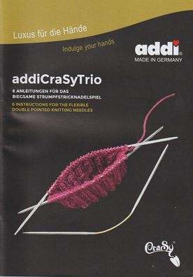 addiCraSyTrio Anleitungsheft, mit 6 Anleitungen