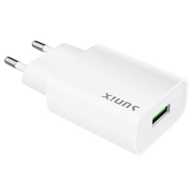 Sunix 2.1A Netzteil Schnell Ladegerät 1X USB Port Fast Charge Reiseladegerät Steck...