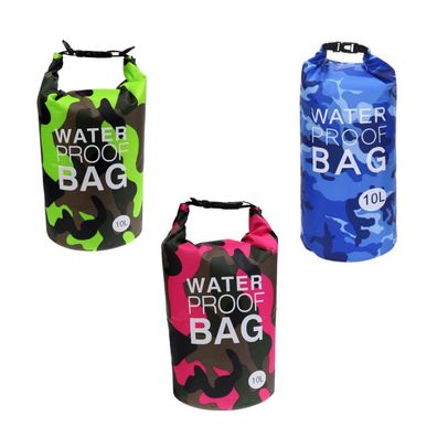 Drybag 10L SET Tasche 10 Liter Familienset wasserdicht Packsack Camouflage Water pro
