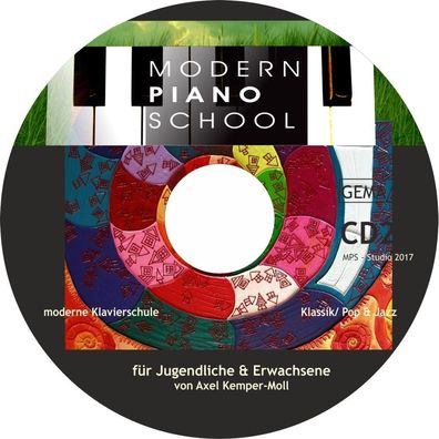 Kemper-Moll, A: Modern Piano School CD II zum Buch CD Modern Piano