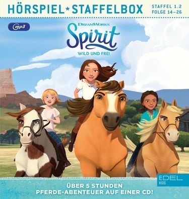 Spirit, wild und frei - Staffelbox. Box.1.2, 1 MP3-CD MP3-CD Spirit
